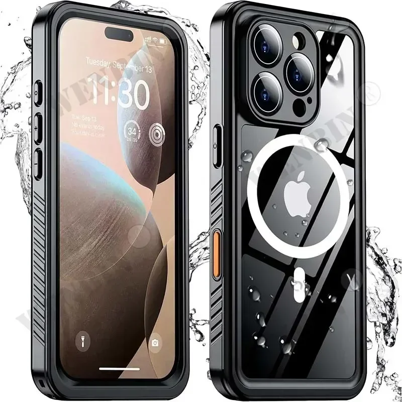 IP68 Waterproof Full-Body Diving Case with Magnetic Fit – 1+1 FREE-For iPhone 13 Pro-State of Style