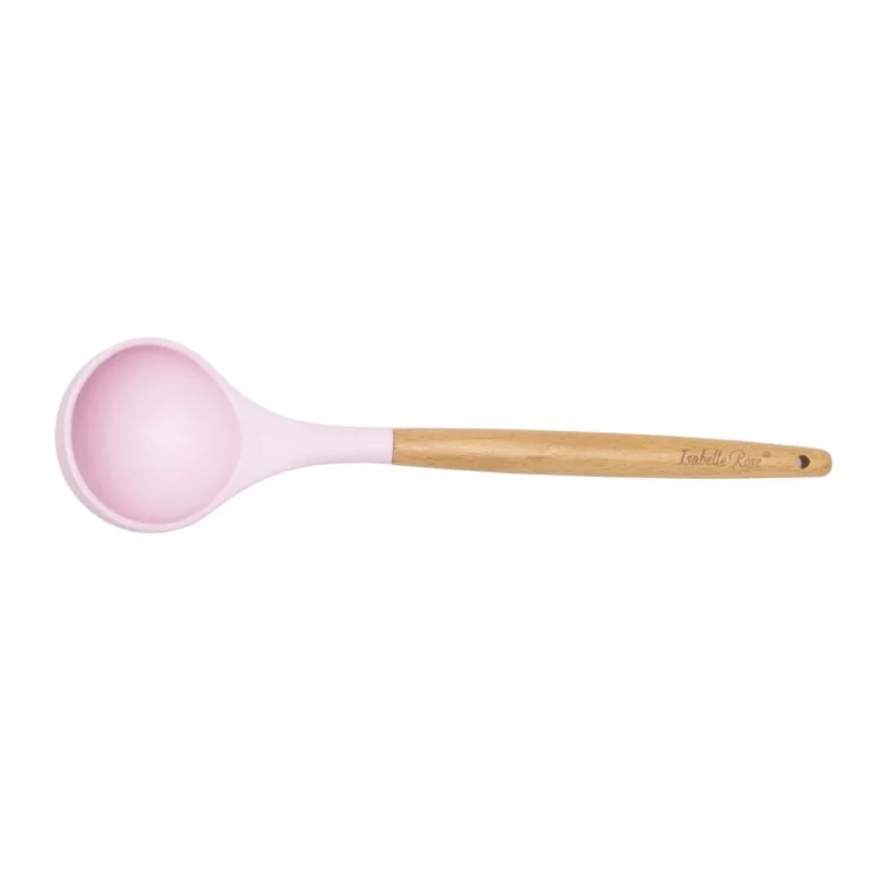 Isabelle Rose - Suppenkelle Silikon mit Holzgriff