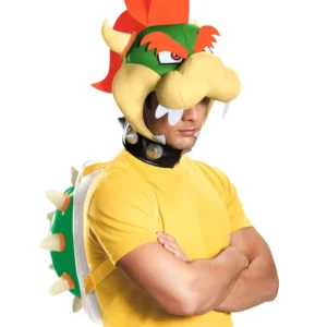 Kit Bowser Nintendo® pour adulte vert et jaune avec carapace à pointes