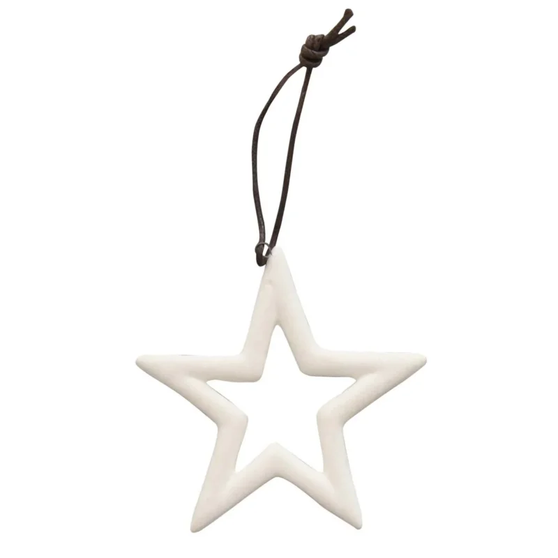Krasilnikoff - Weihnachtsanhänger Stern white