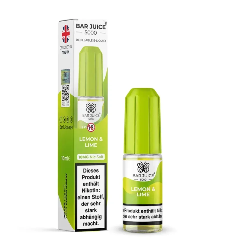 BAR JUICE 5000 - Lemon Lime - Liquid 10ml