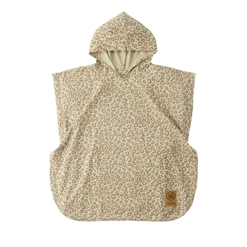 UV- Poncho Leopard Brown 1-3 Jahre