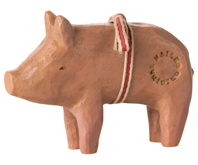 Maileg - Schwein mit Band, Medium