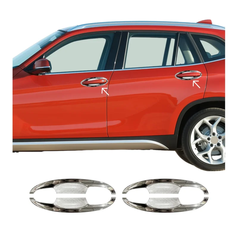 Türgriffschalen Türgriffmulden Türgriffkappen für BMW X1 E84 2012-2015 Chrom ABS