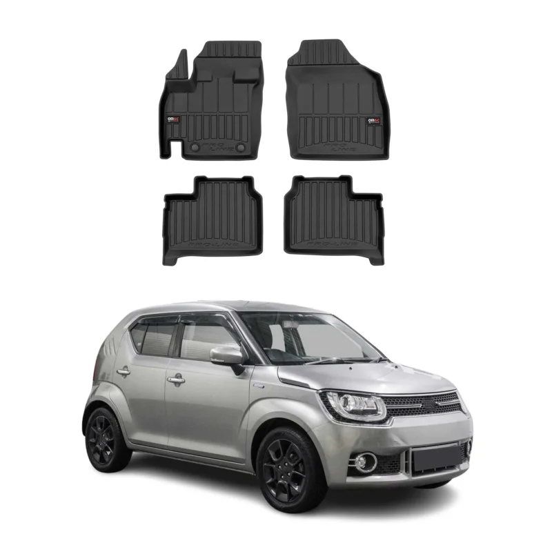 OMAC Gummi Fußmatten für Suzuki Ignis 2016-2026 Premium TPE Automatten 4tlg