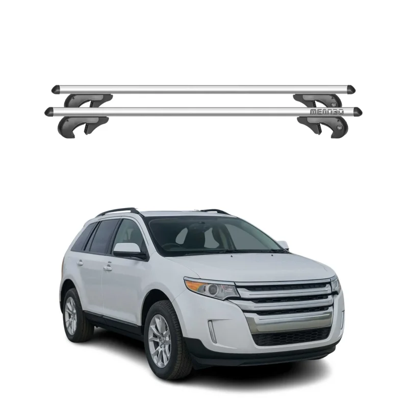 Dachträger Gepäckträger Grundträger für Ford Edge 2006-2010 Pre-FL Alu Grau 2tlg