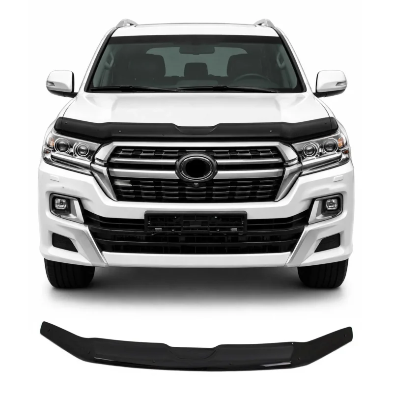 Motorhaube Deflektor Insektenschutz für Toyota Land Cruiser 200 2015-2024 Dunkel