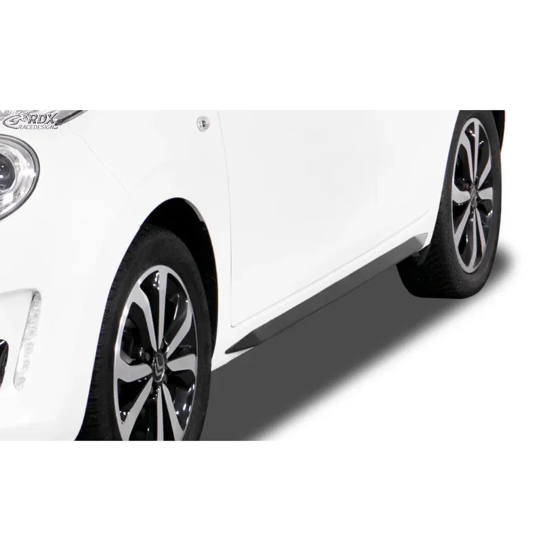 RDX Seitenschweller 'Slim' für Citroën C1 II 2014- ABS Schwarz 2er-Set TÜV