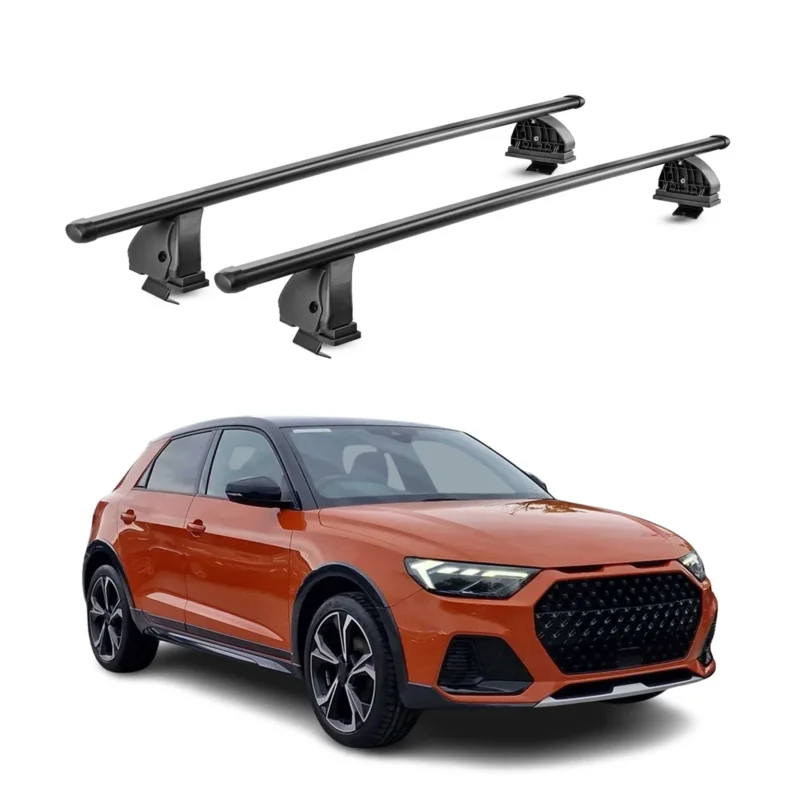 Stahl Dachträger für Audi A1 GB Sportback 2019-2026 TÜV 75 kg 2tlg Schwarz