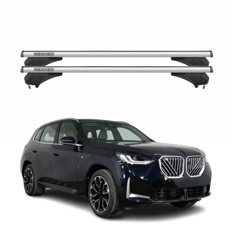 Menabo Dachträger Grundtäger für BMW X3 G45 2024-2026 Aluminium Silber 2 tlg