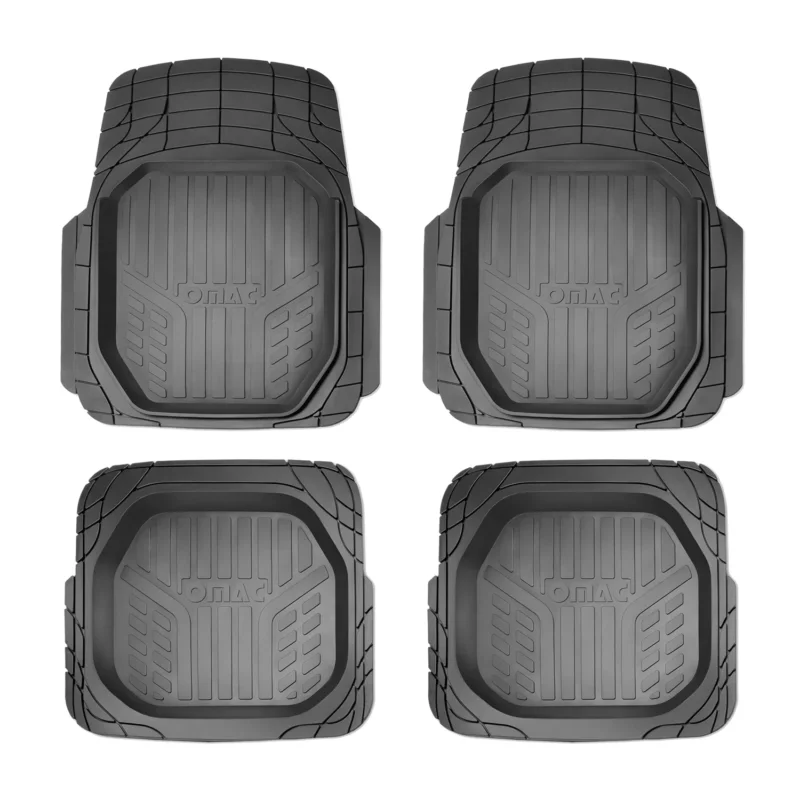 Fußmatten Gummimatten 3D Passform für Opel Grandland Universal Schwarz 4tlg