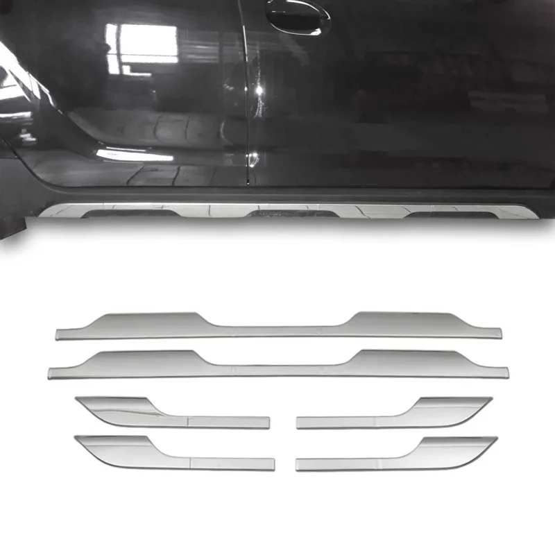 Seitentürleiste Türschutzleiste für Dacia Duster 2018-2021 Edelstahl Chrom 6x