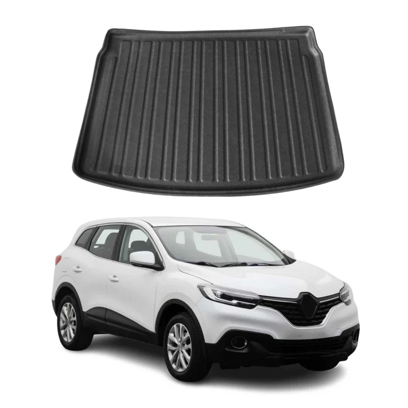 Kofferraumwanne Laderaumwanne für Renault Kadjar 2015-2022 Gummi TPE Schwarz