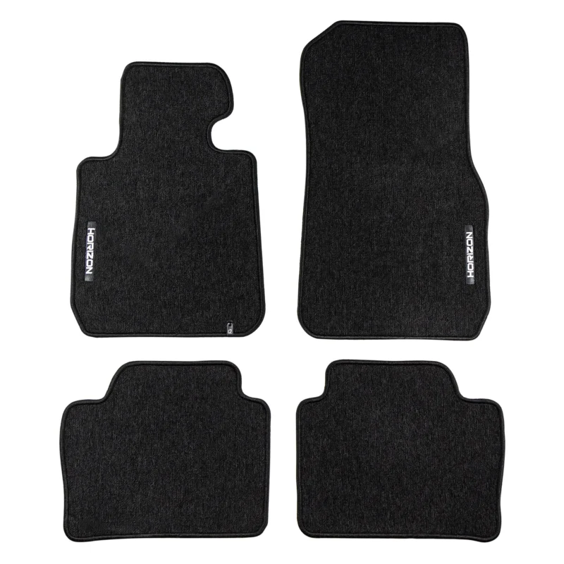 Velours Fußmatten für BMW 3er F30 Limo 2012-2019 Autoteppich Automatten 4 tlg