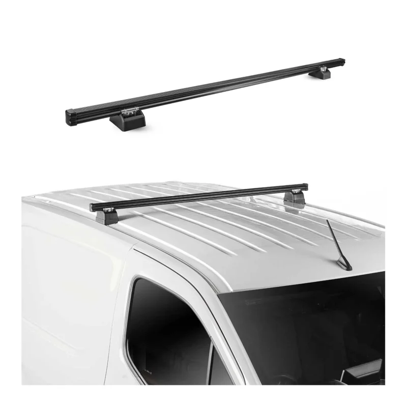 Dachträger für Nissan NV400 2011-2021 H1L1 1-Träger Stahl Schwarz