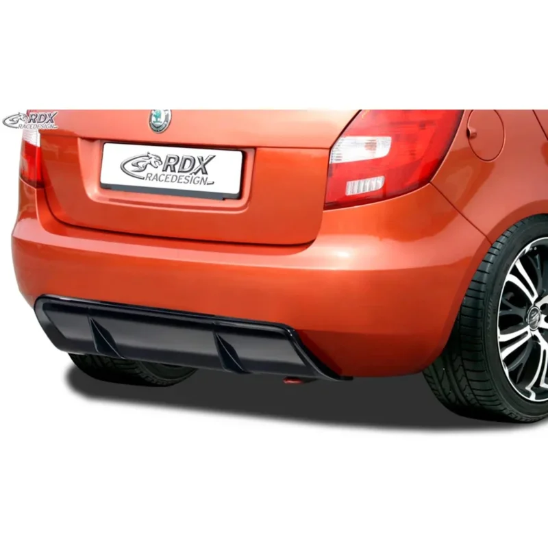 RDX Heckschürzenansatz Diffuser für Skoda Fabia II HB 5J 2007-2014