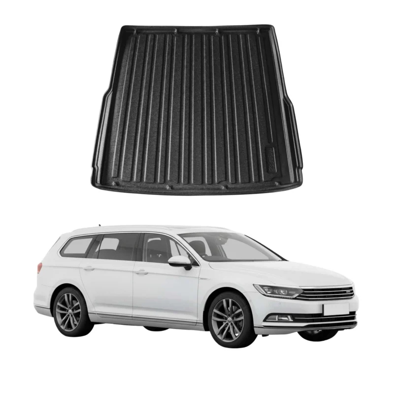 Kofferraumwanne Laderaumwanne für VW Passat B8 Variant 2014-2023 Gummi TPE
