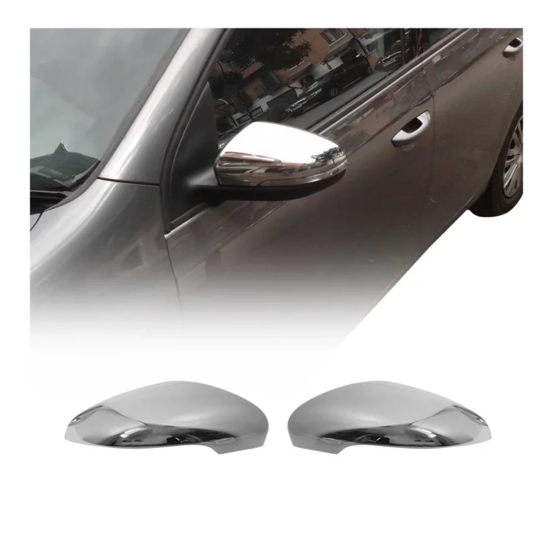 Spiegelkappen Spiegelabdeckung für VW Golf 2008-2014 Edelstahl Chrom 2tlg