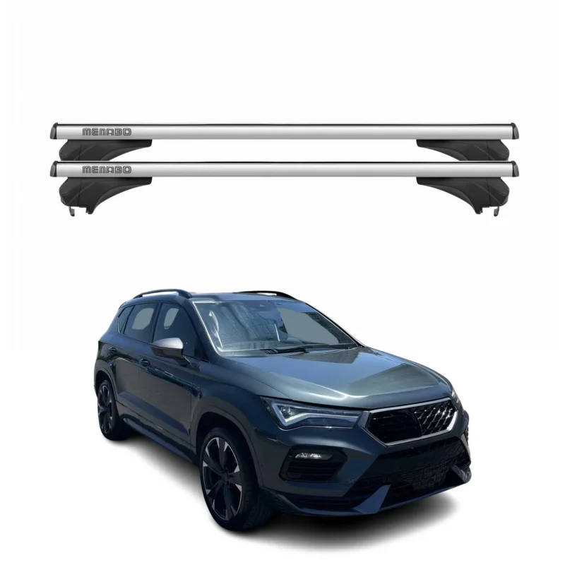 Menabo Dachträger Grundtäger für Cupra Ateca 2016-2026 Aluminium Silber 2 tlg