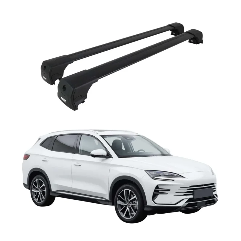Dachträger Gepäckträger für BYD Seal U SUV 2024-2026 ABE Aluminium Schwarz 2tlg