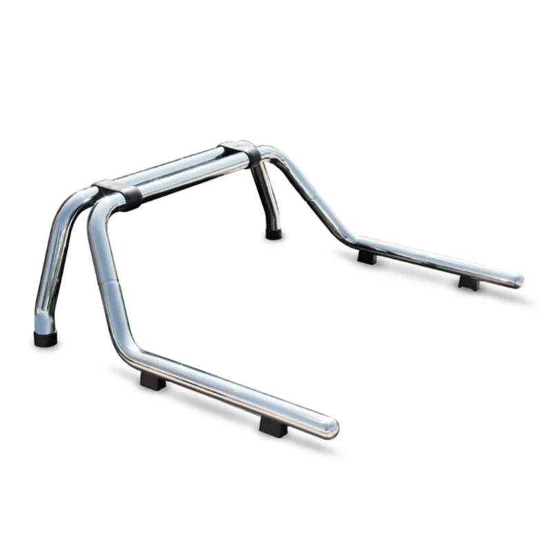 Überrollbügel Rollbar für Toyota Hilux 2015-2026 Gefärbten Stahl Ø60 Silber