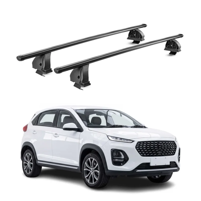Stahl Dachträger für DR 3 2018-2026 TÜV Abschließbar 75 kg 2tlg Schwarz