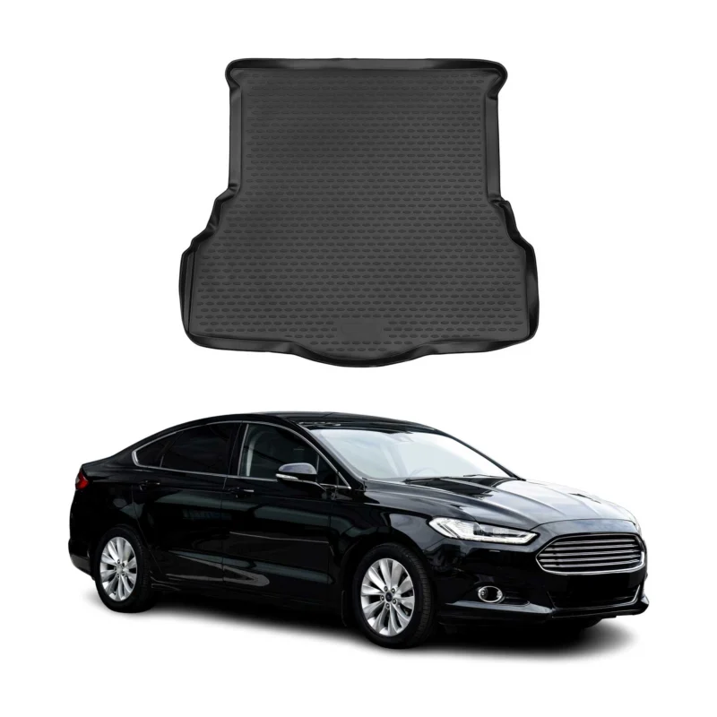 Kofferraumwanne für Ford Mondeo mk5 Limo 2014-2022 Gummi TPE Schwarz