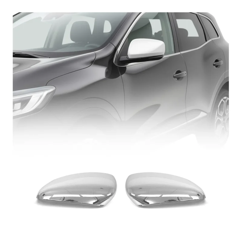 Spiegelkappen Spiegelabdeckung für Renault Koleos 2016-2024 ABS Chrom