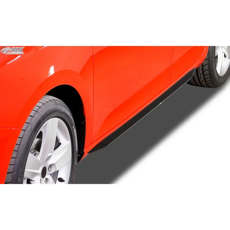 RDX Seitenschweller 'Slim' für Seat Exeo 2009- ABS Schwarz 2er-Set TÜV