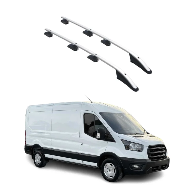 Aluminium Dachreling Querträger für Ford Transit 2015-2026 Extra L3 Langer Grau