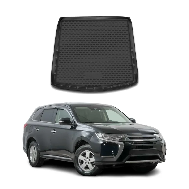 Kofferraummatte Kofferraumwanne für Mitsubishi Outlander 2013-2021 Gummi