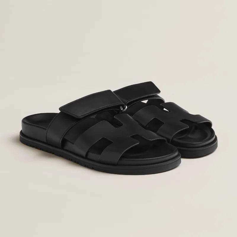 Elegante Lederstrap Sandalen – Komfort trifft Chic