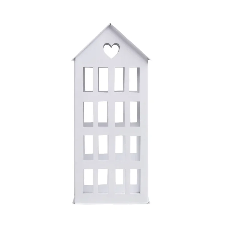 Metall-Lichthaus - 25 cm (Metallic)