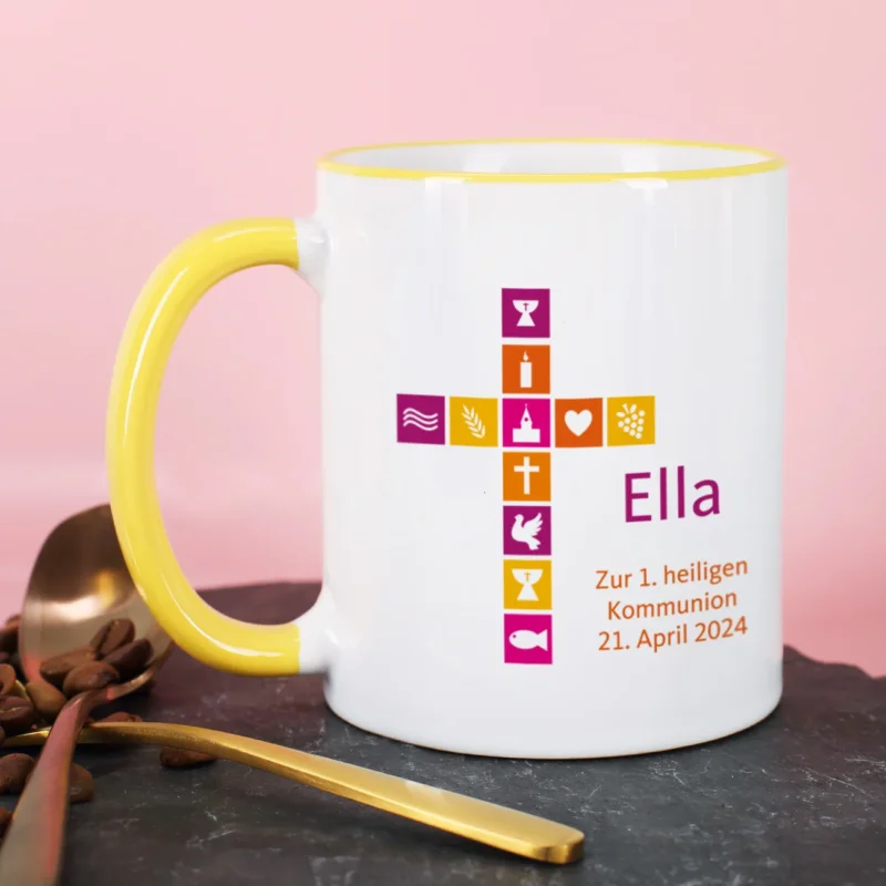 Tasse Mädchen Taufe, Kommunion, Konfirmation