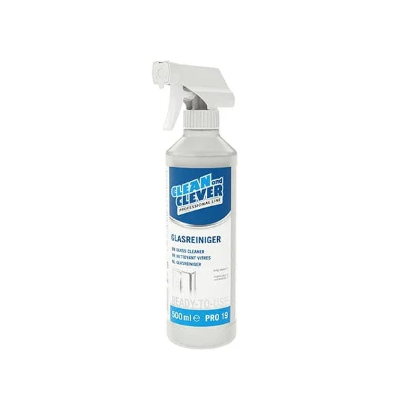Glasreiniger PRO19 Clean and Clever 500 ml Sprühflasche
