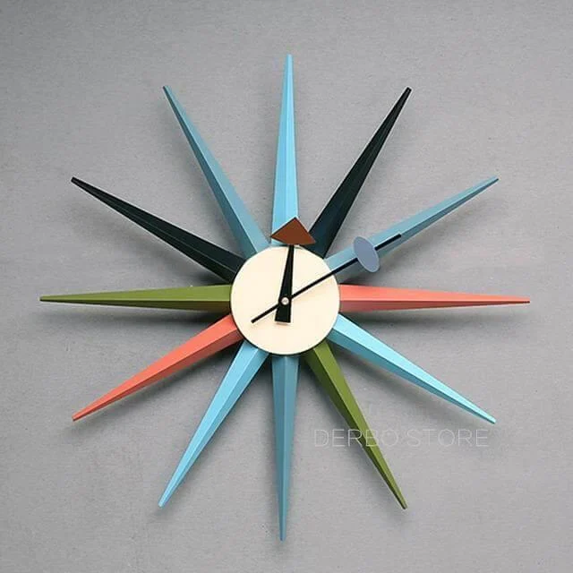 Modernes Design Strahlenform Wanduhr