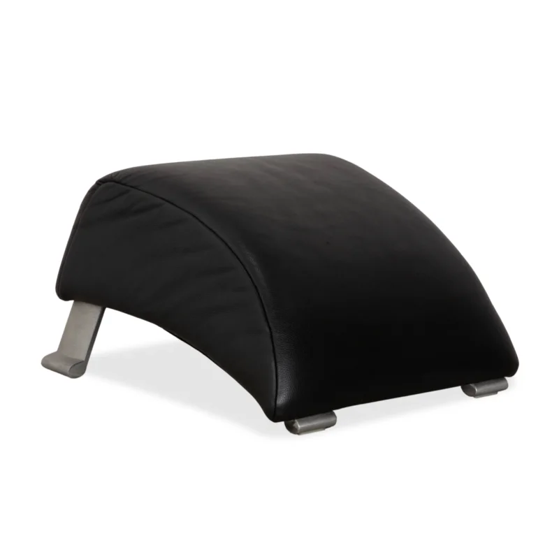 Rolf Benz 322 Leder Hocker Schwarz