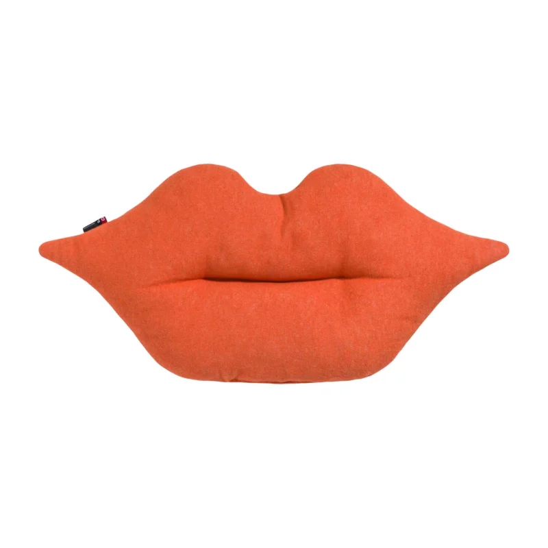 David Fussenegger SILVRETTA Lips Kissen 35x80 cm – Wolle
