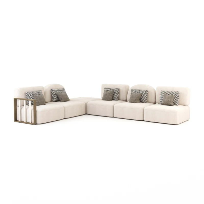 Stylish Club Centre Module Her Sofa 1 Seat - Square Back Sofa