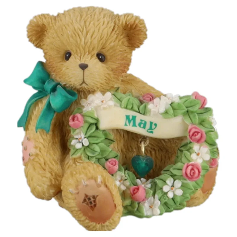 Teddy 111886 "May" Sparkling Hearts May Mini Figurine Enesco Cherished Teddies mit OVP