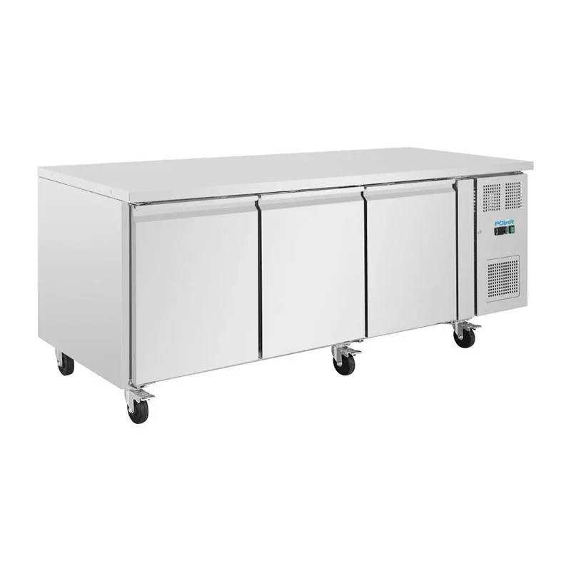 Polar Serie U Kühltheke Patisserieabmessung dreitürig