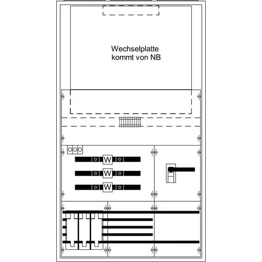 Striebel&John - Zähler-Komplettschrank Mess-und Wandlerschrank KS448 3/5A