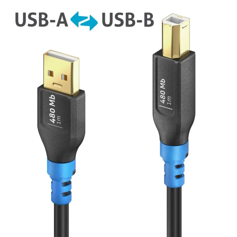 PureLink - PC-Kabel USB-A>B Kabel 1m FI-U200-010 FlexInstall