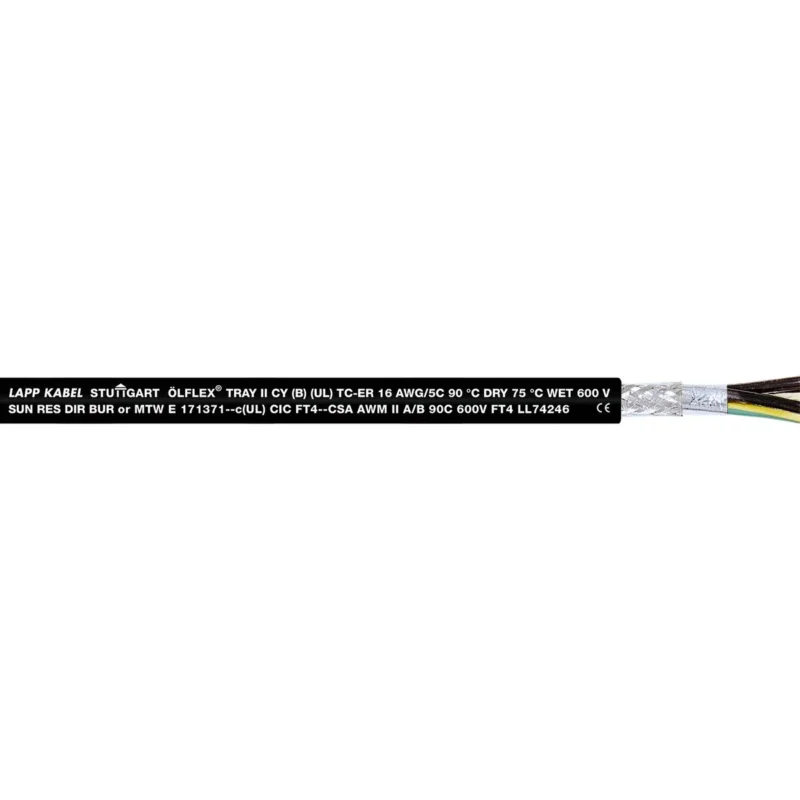 Lapp Kabel&Leitung - Energiekabel < 1 kV, für ortsveränderlichen Einsatz ÖLFLEX TRAY II CY 5G1 2218050/610 − 610 Meter