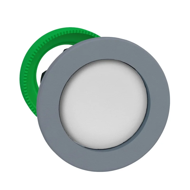 Schneider Electric - Frontelement für Drucktaster Drucktaster, Front ZB5FA16C0 weiss, 30mm, in grau