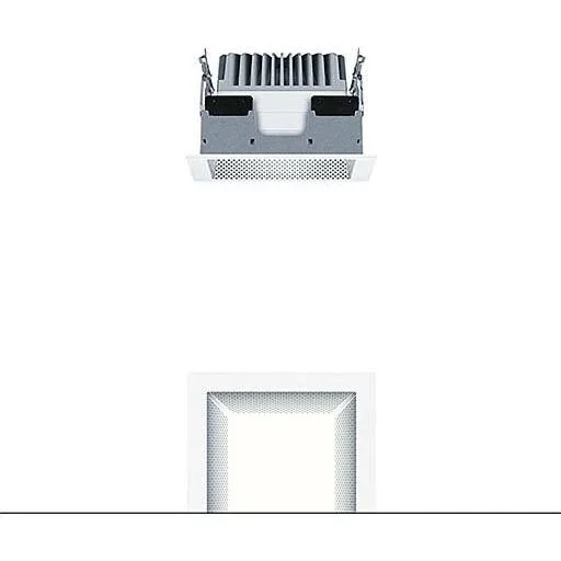 Zumtobel Group - Downlight/Strahler/Flutlicht LED - Deckeneinbauleuchte PANOS EVO #60816082 Q140H 830 LDO FAL WH