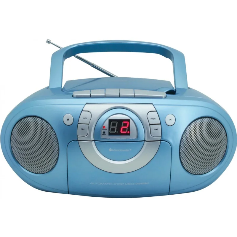 Soundmaster - CD-Player portable CD-Boombox SCD5100BL bl UKW,Kassettenplayer