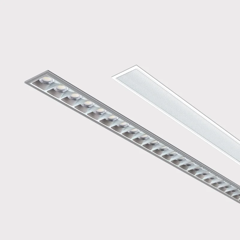 Lightnet - Decken-/Wandleuchte LED-Einbauleuchte LF5GEE-830H-L2075 3000K, silber