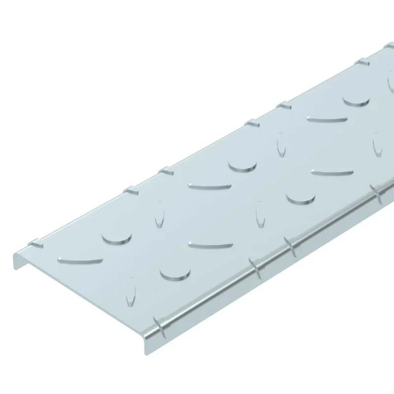 OBO Bettermann - Deckel für Kabeltragsystem Riffelblechdeckel DBKR 100 DD 100x3000 − 3 Meter
