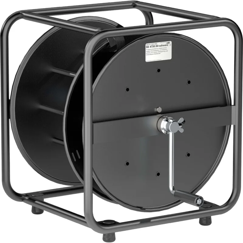 Schill - Kabeltrommel Stahlblech-Kabeltrommel SK 4730.S0-schwarz ohne Steckdosen